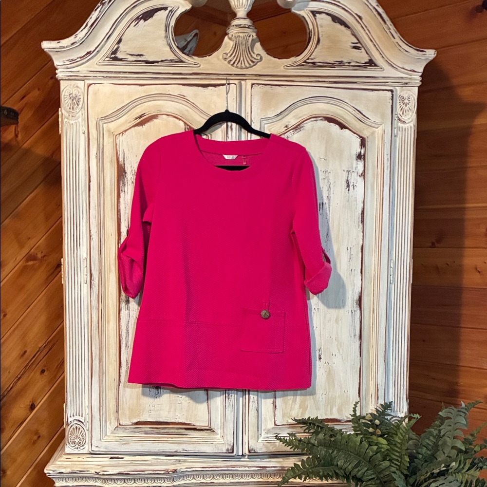 Kaktus Fuchsia Tunic Top